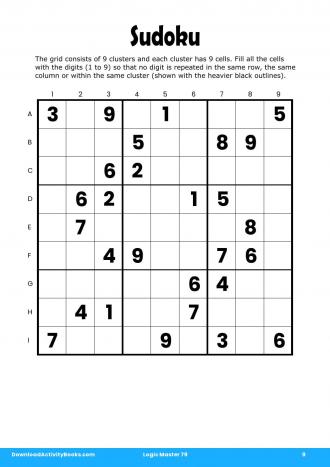 Sudoku #9 in Logic Master 79