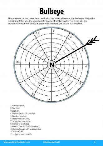 Bullseye #2 in Adults Activities 81