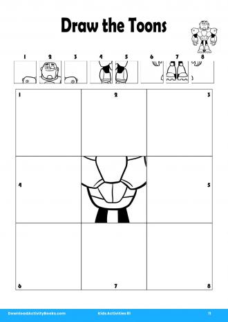 Draw The Toons #11 in Kids Activities 81