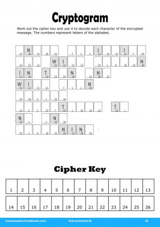 Cryptogram in Kids Activities 81