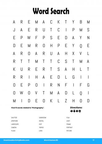 Word Search #17 in Word Games 80