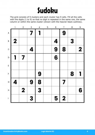Sudoku #6 in Logic Master 82
