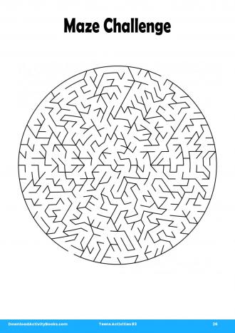 Maze Challenge #26 in Teens Activities 83