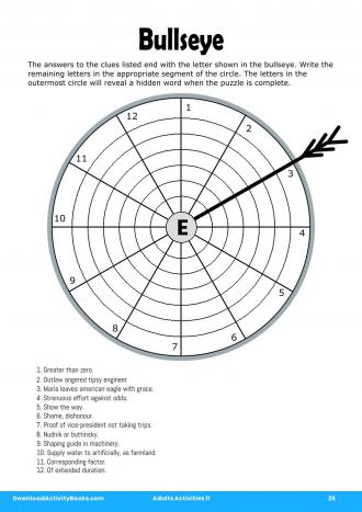 Bullseye #25 in Adults Activities 11