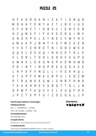 Word Search Power #25 in Word Search Power 20