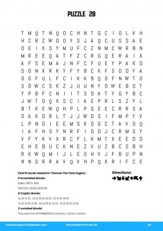 Word Search Power #28 in Word Search Power 20