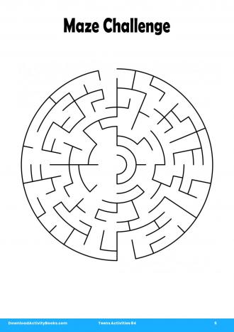 Maze Challenge #5 in Teens Activities 84