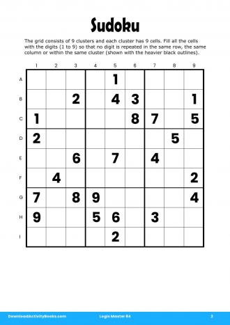 Sudoku in Logic Master 84