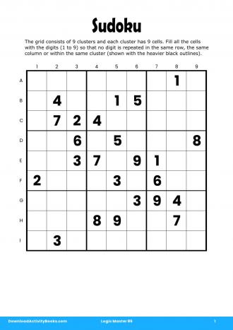 Sudoku #1 in Logic Master 85