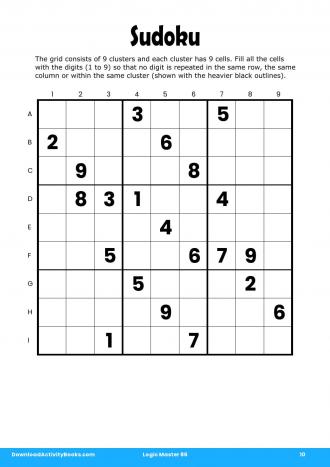 Sudoku #10 in Logic Master 86