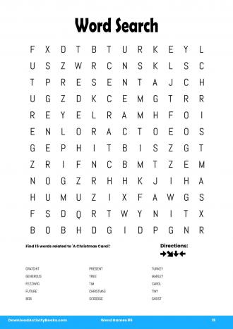 Word Search #15 in Word Games 85
