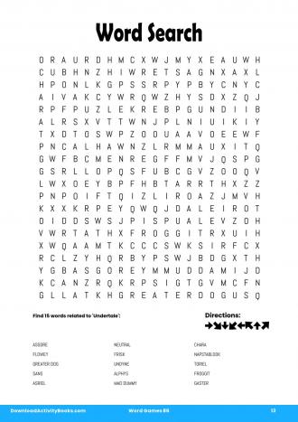 Word Search in Word Games 86