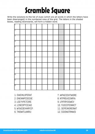Scramble Square #28 in Adults Activities 88