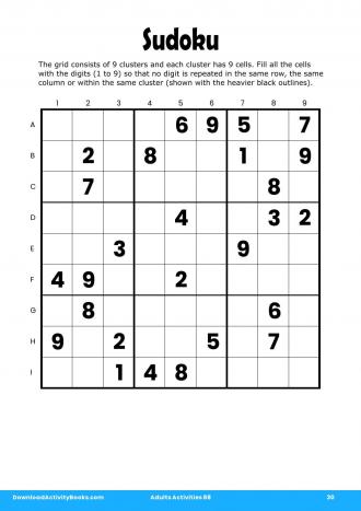 Sudoku #30 in Adults Activities 88