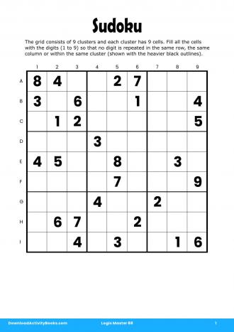 Sudoku #1 in Logic Master 88