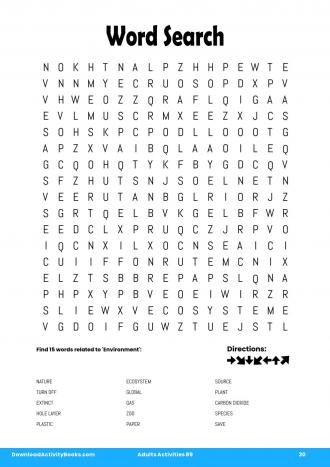 Word Search #30 in Adults Activities 89