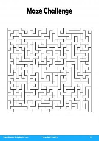 Maze Challenge #19 in Teens Activities 89