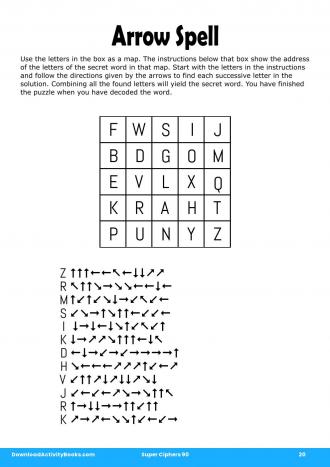 Arrow Spell in Super Ciphers 90