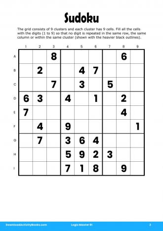 Sudoku in Logic Master 91