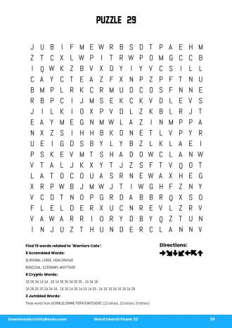 Word Search Power #29 in Word Search Power 22