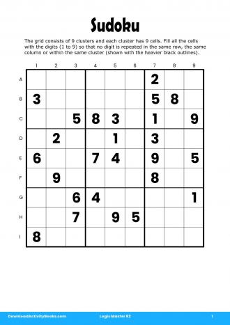 Sudoku #1 in Logic Master 92
