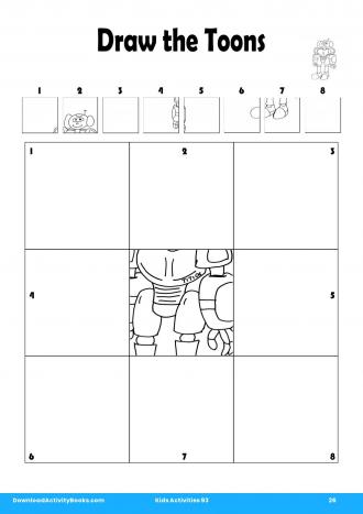 Draw The Toons #26 in Kids Activities 93