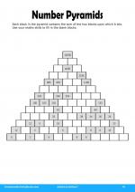 Number Pyramids #19 in Adults Activities 7