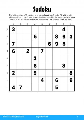 Sudoku #5 in Logic Master 94