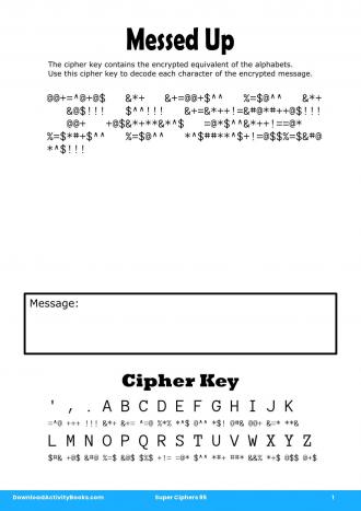 Messed Up in Super Ciphers 95