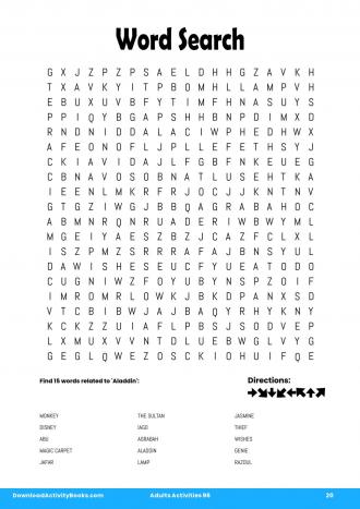 Word Search #20 in Adults Activities 96