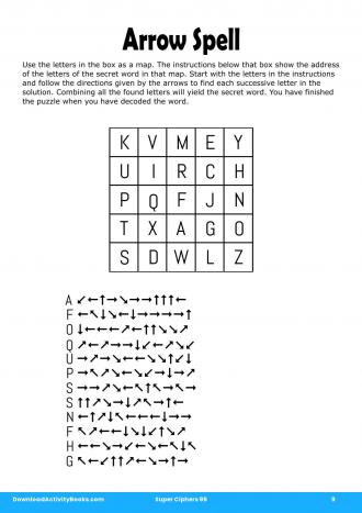 Arrow Spell #9 in Super Ciphers 96