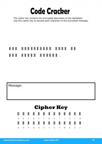 Code Cracker #26 in Super Ciphers 96