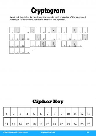 Cryptogram #30 in Super Ciphers 96