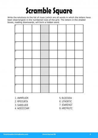 Scramble Square #5 in Word Games 95