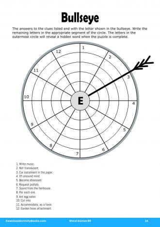Bullseye #24 in Word Games 95