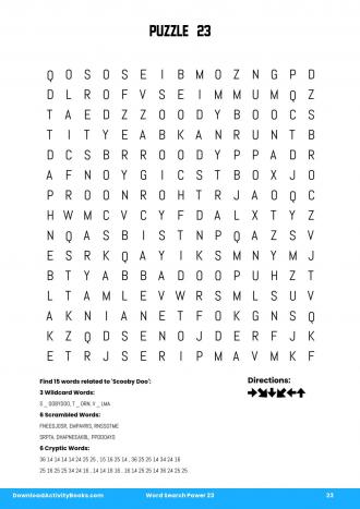 Word Search Power #23 in Word Search Power 23
