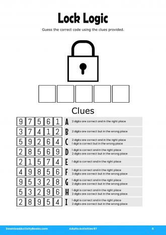 Lock Logic #6 in Adults Activities 97