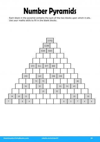 Number Pyramids #26 in Adults Activities 97