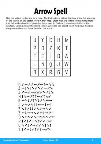 Arrow Spell in Super Ciphers 97