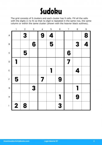 Sudoku in Logic Master 97
