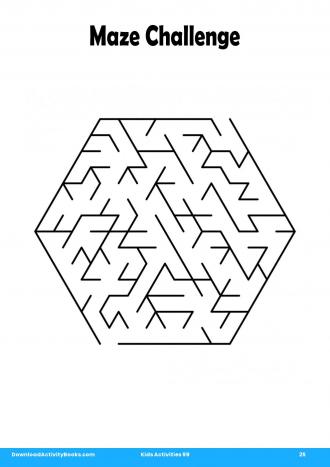 Maze Challenge in Kids Activities 99