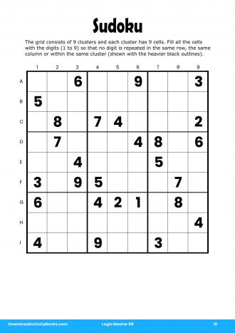 Sudoku #10 in Logic Master 99
