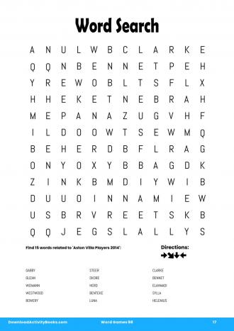 Word Search #17 in Word Games 98
