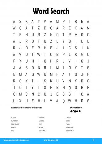 Word Search #15 in Word Games 99