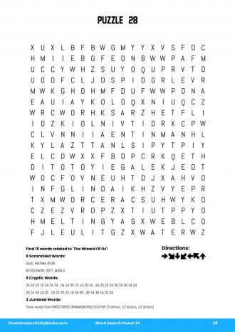 Word Search Power #28 in Word Search Power 24