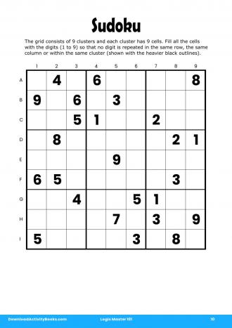 Sudoku #10 in Logic Master 101