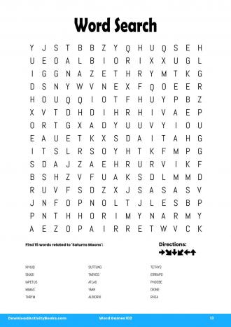 Word Search #13 in Word Games 102