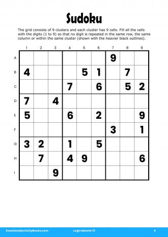Sudoku #5 in Logic Master 13
