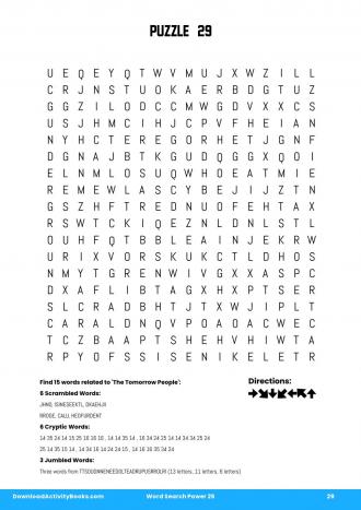Word Search Power #29 in Word Search Power 25