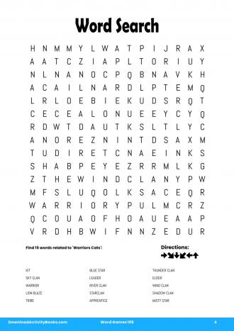 Word Search #4 in Word Games 105